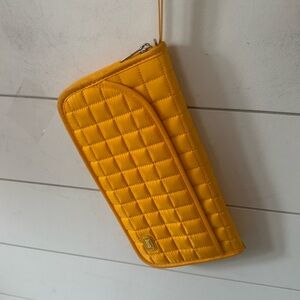 The Lug Tango Travel Passport Wallet Yellow Quilted